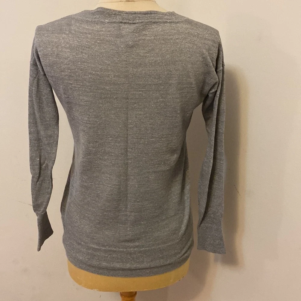 J. Crew Gray Wool Crew Neck Sweater, XSmall - Picture 4 of 8